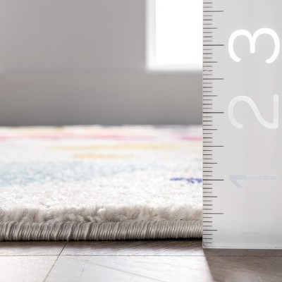 Nuloom Pinkie Handprint Kids Area Rug : Target
