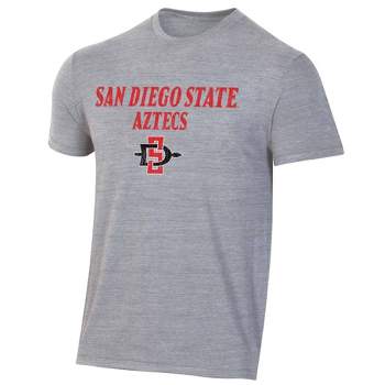 NCAA San Diego State Aztecs Men's Gray Triblend T-Shirt