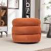 SEYNAR Modern Glam Velvet 360 Degree Swivel Accent Armchair with Tufted Back - 4 of 4