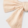 Wrinkled Linen Bow Hair Barrette - Universal Thread™ - 2 of 2