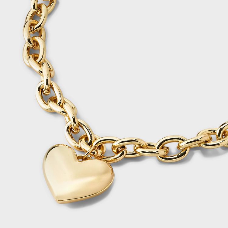 SUGARFIX By BaubleBar Heart Out Here Necklace - Gold, 4 of 4
