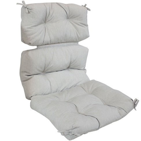 Sunbrella 2pc Outdoor Deep Seat Pillow And Cushion Set Silver Gray : Target