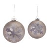Melrose Snowflake Ball Ornament (Set of 6) - 2 of 4