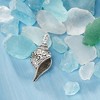 Ross-Simons Sterling Silver Scrolling Seashell Pendant Necklace Size 18 - 3 of 4