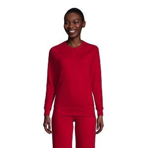 Lands' End Lands' End School Uniform Adult Long Sleeve Crewneck Sweatshirt - 1 of 4