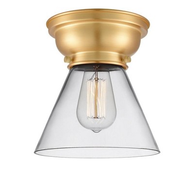 Cone - 1 Light Flush Mount In Industrial Style-7.4 Inches Tall and 7.75 Inches Wide