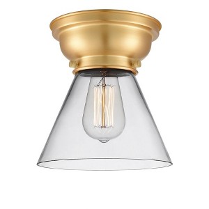 Cone - 1 Light Flush Mount In Industrial Style-7.4 Inches Tall and 7.75 Inches Wide - 1 of 1