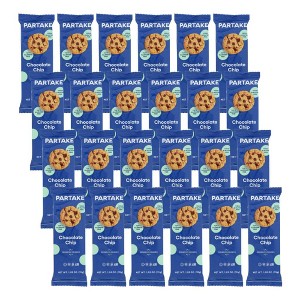 Partake Chocolate Chip Crunchy Cookies - Case of 24/1 oz - 1 of 4