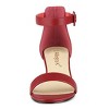 Allegra K Women's Open Round Toe Block Low Heels Ankle Strap Sandals - 2 of 4