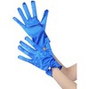 INSPIRE CHIC Women's Satin Faux Pearl Sembellished Full Finger Gloves - 4 of 4