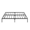 NicBex Full/King Metal Platform Bed Frame,Under Bed Storage,Mattress Foundation with Steel Slat Support,No Box Spring Needed,Easy Assembly,Black - 4 of 4