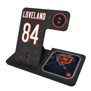 NFL Chicago Bears Players Game Tactic 15-Watt 3 in 1 Charging Station - 1 of 4