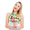 Big Dot of Happiness Tropical Luau - Hawaiian Beach Party Photo Booth Props Kit - 20 Count - 3 of 4
