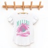 The Juniper Shop Retro Malibu Palm Tree Flutter Sleeve Tee - 3T - White - 2 of 4
