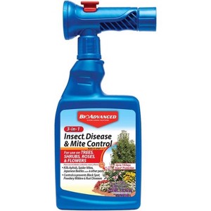 BioAdvanced 3-in-1 Insect Disease & Mite Control, Non-Neonic, Ready-to-Spray, Spray - 32 fl. oz. - 1 of 4