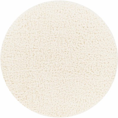 Hauteloom Siari Solid Cream Plush Rug