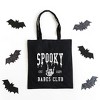 City Creek Prints Spooky Babes Club Canvas Tote Bag - 15x16 - Black - 2 of 2