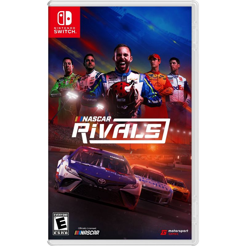 NASCAR: Rivals - Nintendo Switch: 2022 Season Official Teams, Multiplayer Racing, Career Mode, Joy-Con Wheel Compatible, 1 of 9