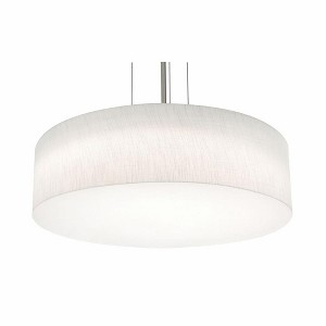 AFX Anton 1 - Light Pendant in  Satin Nickel/Linen White - 1 of 2