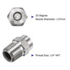 Unique Bargains Stainless Steel Corrosion Resistant Pressure Washer Nozzles 8 Pcs - 4 of 4