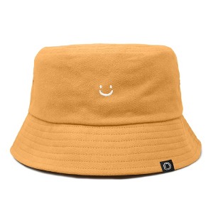 Dalix Lil Smile Cotton Bucket Hat Lightweight Outdoor Travel Beach Everyday Womens - 1 of 4