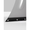 Snow Pusher Shovel, Heavy Duty Steel Construction, 5-Position Adjustable Angled Blade for Efficient Snow Removal, Ergonomic Adjustable Handle - 4 of 4