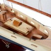 Bluenose II Painted Medium Wooden Sailboat Model – Fully Assembled By Old Modern Handicrafts - 4 of 4