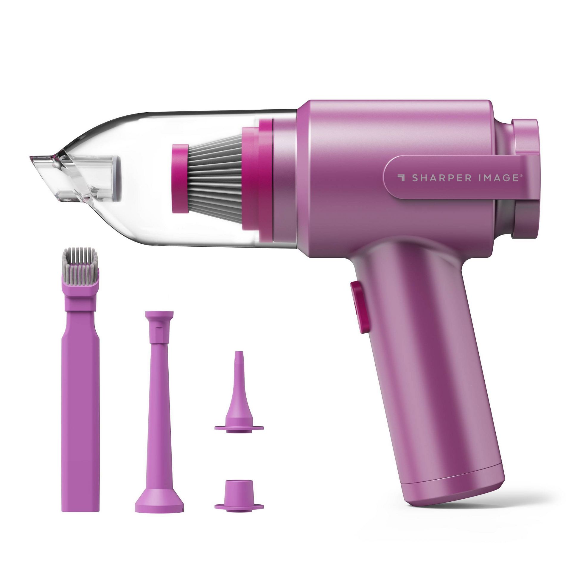 Sharper Image Dual Air Cordless Vacuum and Blower Metallic Pink