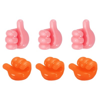 orange, pink