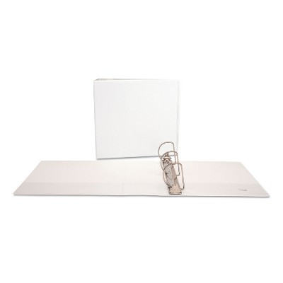 UNIVERSAL Slant-Ring Economy View Binder 4" Capacity White 20994