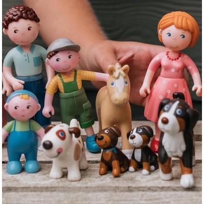 Little Friends Dog Toy Set with Plywood Doghouse and Bones