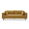MINIMORE Modern Style 85''W Lassie 3Seater Square Arm Sofa - 4 of 4