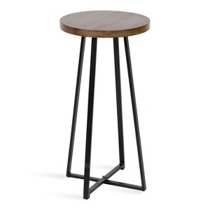 Kate and Laurel Zia Round Bar Stool - 1 of 4