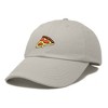 Dalix Pizza Embroidered Mens Cotton Dad Adjustable Hat Baseball Cap Mens - 4 of 4