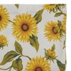 Saro Lifestyle Sunflower Shower Curtain, 70"x72" Oblong, Yellow - 2 of 2