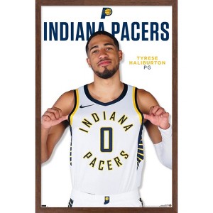 Trends International NBA Indiana Pacers - Tyrese Haliburton Feature Series 24 Framed Wall Poster Prints - 1 of 4