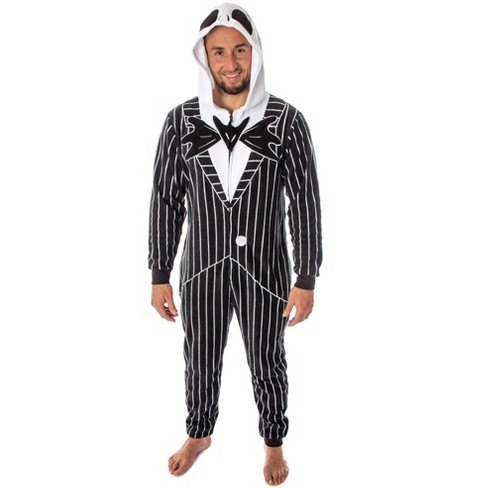 Nightmare Before Christmas Jack Skellington Onesie Costume for Adult Men Women 