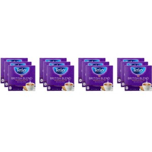Tetley Tea British Blend - Pack of 12 - 80 bags - 1 of 2