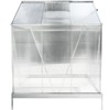 NicBex 6.3'*6.2'*7' Durable Polycarbonate Greenhouse Walk-in Greenhouse Kit with Rain Gutter, Ventilation for Backyard, Lawn, Silver - 3 of 4