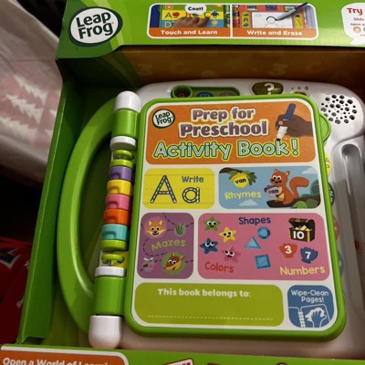 Leapfrog prep for preschool activity book : target