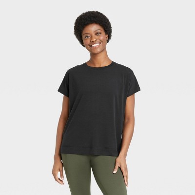 Women&#39;s Active Short Sleeve Top - All in Motion&#8482; Black M