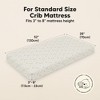 KeaBabies 2pk Soothe Fitted Crib Sheets Neutral, Organic Baby Crib Sheets, Fits Standard Nursery Baby Mattress - 3 of 4