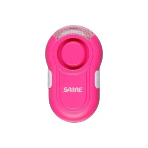 Sabre Personal Alarm with LED Light - Pink - 1 of 4