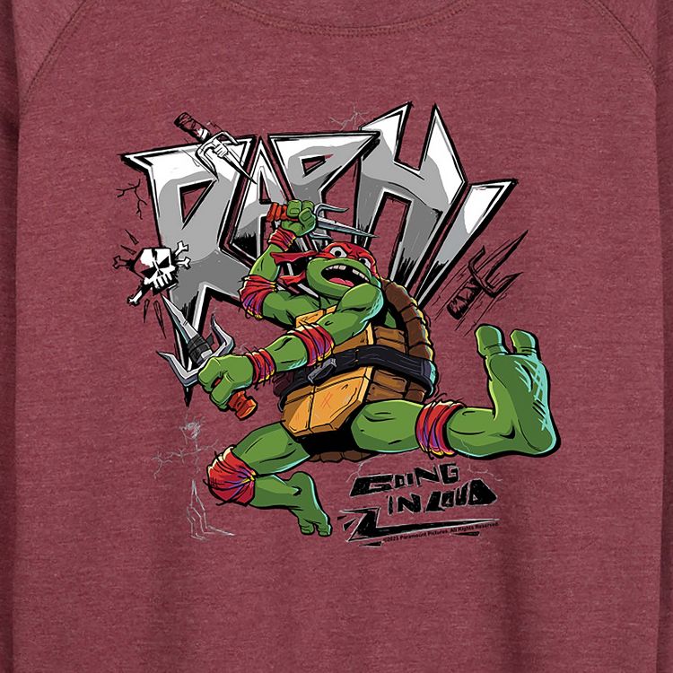 Women's Teenage Mutant Ninja Turtles Raphael Going In Loud Lightweight ...