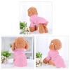 Unique Bargains Cotton Blend Winter Fleece Lined Warm Dog Coat Clothes Pink Small Size - 2 of 4