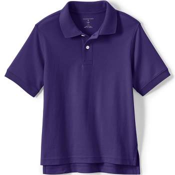 Lands' End School Uniform Kids Short Sleeve Interlock Polo Shirt
