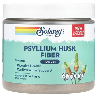 Solaray Psyllium Husk Fiber Powder, 6.17 oz (175 g)