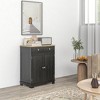 NicBex 2 Drawer File Cabinet with 1 Cabinet,Office Cabinets with Round Knob Design,Modern Storage Cabinet,Filing Cabinets for Home Office - 2 of 4