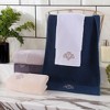 REGALWOVEN Crown Cartoon Pattern Cotton Soft Absorbent Decorative Hand Towel 13" x 30" 2 Pcs - 4 of 4