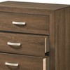 NicBex Retro 5-Drawer Tall Bedroom Dressers,Chest of Drawers for Bedroom,Entryway,Wooden Dresser Chest - 4 of 4